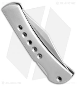 Bear Edge 115 Lockback Knife Stainless Steel (2.1" Satin) -Knives Shop Bear Edge 115 stainless steel satin BHQ 68044 er side