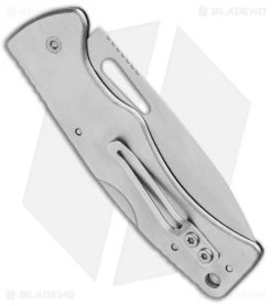Bear Edge Money Clip 3.25" Lockback Knife (2.37" Satin) 61525 -Knives Shop Bear Edge Money Clip LB Satin 61525 BHQ 94494 jr side