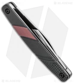 Bear Edge Traditional 2-Blade Slip Joint Knife Black (2.13" Satin) 61531 -Knives Shop Bear Edge Tradtiional 2 Blade SJ Black Satin 61531 BHQ 94490 jr side