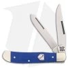 Bear & Son Blue Jean Mini Trapper Blue G-10 Pocket Knife (2.75" Satin) G07B 2 Bear & Son Blue Jean Mini Trapper Blue G-10 Pocket Knife (2.75" Satin) G07B -Knives Shop Bear Son Blue Jean Mini Trapper Blue G10 satin BHQ 39437 er
