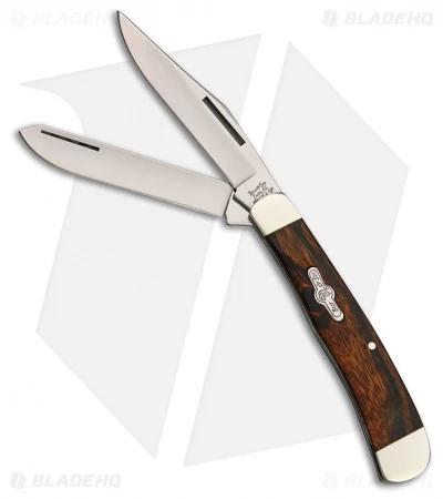 Bear & Son Kodiak Trapper Desert Ironwood Pocket Knife (3.5" Satin) K254E 3 Bear & Son Kodiak Trapper Desert Ironwood Pocket Knife (3.5" Satin) K254E