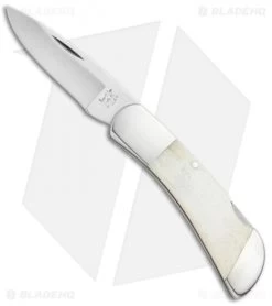 Bear & Son Midsize Lockback Knife White Bone (2.5" Satin) WSB61