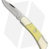 Bear & Son Lockback Knife Yellow Delrin (2.25" Satin) C326 -Knives Shop Bear Son Yellow Delrin satin BHQ 39413 er