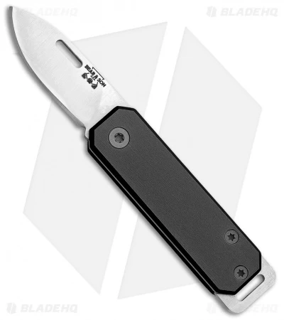 Bear & Son 109 Slip Joint Pocket Knife Black Aluminum (1.5" Satin) 3 Bear & Son 109 Slip Joint Pocket Knife Black Aluminum (1.5" Satin)