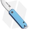 Bear & Son 109 Slip Joint Pocket Knife Blue Aluminum (1.5" Satin) -Knives Shop Bear and Son Aluminum SJ Blue Satin BHQ 107780 jr