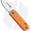 Bear & Son 109 Slip Joint Pocket Knife Orange Aluminum (1.5" Satin)