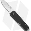 Bear & Son 110 Slip Joint Pocket Knife Black Aluminum (2.4" Satin) -Knives Shop Bear and Son Aluminum SJ Satin Black BHQ 107784 jr