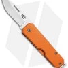 Bear & Son 110 Slip Joint Pocket Knife Orange Aluminum (2.4" Satin) 2 Bear & Son 110 Slip Joint Pocket Knife Orange Aluminum (2.4" Satin) -Knives Shop Bear and Son Aluminum SJ Satin Orange BHQ 107786 jr