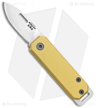 Bear & Son 109 Slip Joint Pocket Knife Yellow Aluminum (1.5" Satin) 3 Bear & Son 109 Slip Joint Pocket Knife Yellow Aluminum (1.5" Satin)