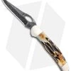 Bear & Son 3.75" Traditional Pocket Knife Genuine India Stag Bone 5149LD -Knives Shop Bear and Son Genuine India Stag Bone 5149LD BHQ 94073 jr