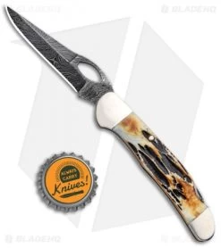 Bear & Son 3.75" Traditional Pocket Knife Genuine India Stag Bone 5149LD -Knives Shop Bear and Son Genuine India Stag Bone 5149LD BHQ 94073 jr bottlecap