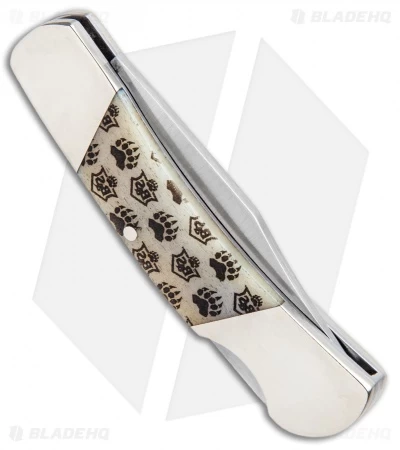 Bear & Son Lockback Knife White Bone (2.25" Satin) WBJB26 5 Bear & Son Lockback Knife White Bone (2.25" Satin) WBJB26 - Image 3