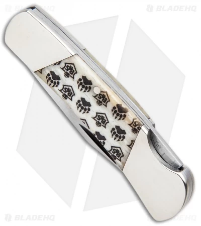 Bear & Son Lockback Knife White Bone (2.25" Satin) WBJB26 4 Bear & Son Lockback Knife White Bone (2.25" Satin) WBJB26 - Image 2