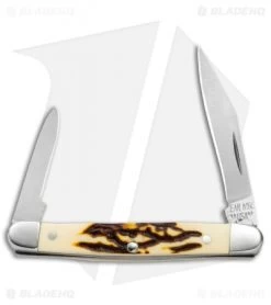 Bear And Son Minuteman Pocket Knife 2.875" Delrin Stag SD32