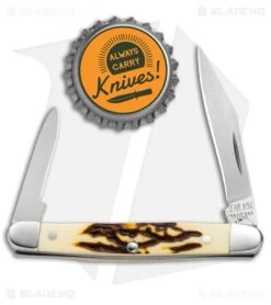 Bear And Son Minuteman Pocket Knife 2.875" Delrin Stag SD32 -Knives Shop Bear and Son Minuteman Pocket Knife Delrin Stag SD32 BHQ 71331 jr bottlecap