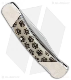Bear & Son 3.75" Traditional Pocket Knife Smooth Bone Bear Brand WBJB05 -Knives Shop Bear and Son Smooth Bone Bear Brand WBJB05 BHQ 94460 jr side