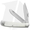 Bear And Son Trapper Pocket Knife 2.875" White Bone WSB54
