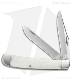 Bear And Son Trapper Pocket Knife 2.875" White Bone WSB54