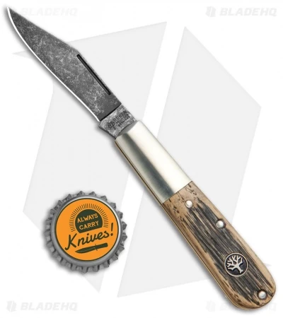 Boker Barlow Pocket Knife 2.625" Castle Wood 113941 6 Boker Barlow Pocket Knife 2.625" Castle Wood 113941 - Image 4