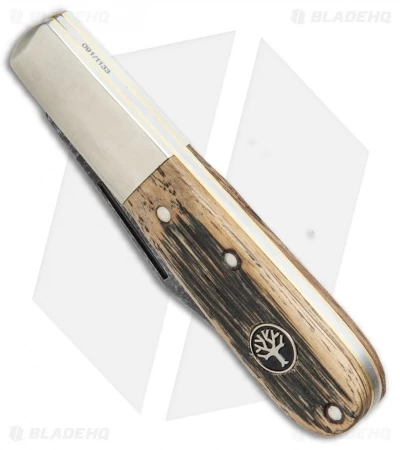 Boker Barlow Pocket Knife 2.625" Castle Wood 113941 4 Boker Barlow Pocket Knife 2.625" Castle Wood 113941 - Image 2