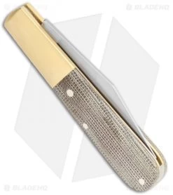 Boker Barlow Expedition 3.25" Traditional Pocket Knife Green Micarta Brass 8 Boker Barlow Expedition 3.25" Traditional Pocket Knife Green Micarta Brass -Knives Shop Boker Barlow Expedition 112941 BHQ 118351 jr side