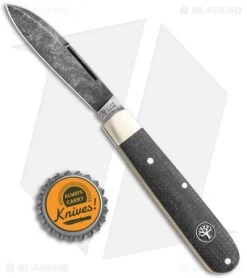 Boker Barlow Prime Traditional Pocket Knife Jute Micarta (2.7" Acid Stonewash) -Knives Shop Boker Barlow Prime Jute Micarta Acid 114942 BHQ 118358 jr bottlecap