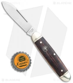 Boker Club Traditional Pocket Knife 2.5" Desert Ironwood -Knives Shop Boker Club Gentleman Desert Ironwood 110909 BHQ 118371 jr bottlecap