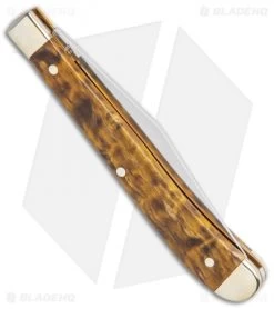 Boker Delicate 150th Anniversary Edition Knife Curly Birch Wood 115016 -Knives Shop Boker Delicate 150 Anniversary Edition Curly Birch Wood 115016 BHQ 117264 jr side