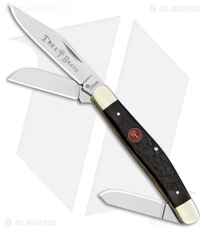 Boker Red Shield Stockman Pocket Knife 4" Jigged Black Bone (110739) 3 Boker Red Shield Stockman Pocket Knife 4" Jigged Black Bone (110739)