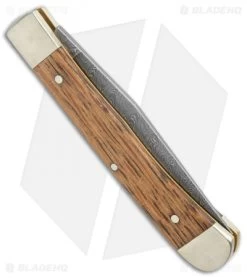 Boker Trapper Asbach Uralt Slip Joint Knife Oak Wood (3.35" Damascus) 8 Boker Trapper Asbach Uralt Slip Joint Knife Oak Wood (3.35" Damascus) -Knives Shop Boker Trapper Asbach Uralt SJ Oak Wood Damascus BHQ 137743 jr side