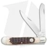 Boker Trapper Pocket Knife 4.25" Brown Jigged Bone 110732