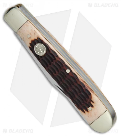 Boker Trapper Pocket Knife 4.25" Brown Jigged Bone 110732 4 Boker Trapper Pocket Knife 4.25" Brown Jigged Bone 110732 - Image 2