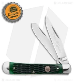 Boker Trapper Traditional Pocket Knife Jigged Green Bone (Polish D2) 9 Boker Trapper Traditional Pocket Knife Jigged Green Bone (Polish D2) -Knives Shop Boker Trapper Traditional Pocket Knife Jigged Green Bone Polish D2 BHQ 146650 td size
