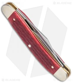 Boker Whittler Pocket Knife Jigged Red Bone 110280SRB -Knives Shop Boker Whittler Pocket Jigged Red Bone 110280SRB BHQ 117267 jr side