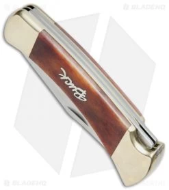 Buck Knives Buck 110/112 Combo Trapper Pocket Knife 4.75" Brown Bone 0110BNSSM1-B -Knives Shop Buck 110 112 Combo Trapper 4.75in Brown Bone BU11284 BHQ 69355 jr spine