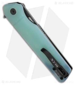 Buck Knives Buck 239 Infusion Liner Lock Knife Jade G-10 (3.25" Black SW) 0239GRS1 -Knives Shop Buck 239 Infusion Liner Lock Knife Jade G 10 Black SW 0239GRS1 BHQ 179288 kc side
