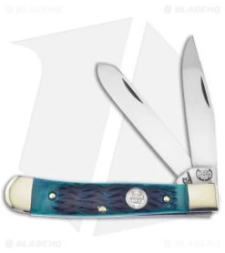Buck Creek Trapper Pocket Knife 4" Green Pick Bone