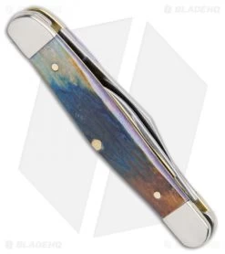 Case Cutlery Half Whittler Burnt Purple Bone Tribal Jig (6208 SS) 8 Case Cutlery Half Whittler Burnt Purple Bone Tribal Jig (6208 SS) -Knives Shop Burnt Purple Bone Tribal Jig Half Whittler SS 61805 BHQ 101134 jr side