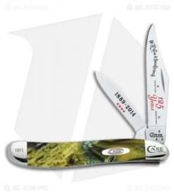 Case 125th Anniversary Peanut Knife 2.875" Mossy Willow Green Corelon 9220125MM