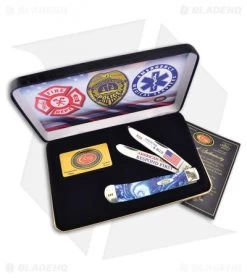 Case American Hero Trapper Pocket Knife 4.125" Blue Corelon (9254 SS)