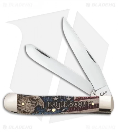 Case BSA Eagle Scout Trapper Traditional Knife 4.125" Bone (6254 SS) 18050 3 Case BSA Eagle Scout Trapper Traditional Knife 4.125" Bone (6254 SS) 18050