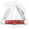 Case BSA Half Whittler Pocket Knife 3.25" Red Jigged Bone (6208 SS) 18041 -Knives Shop Case BSA Half Whittler Red Jigged Bone BHQ 69431 jr