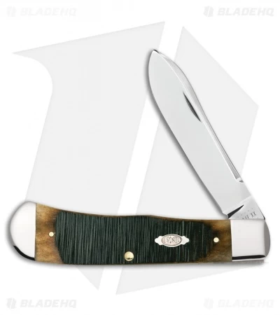 Case Backpocket Knife 4.625" Dark Molasses Bone Sawcut Jig (TB61546 SS) 4 Case Backpocket Knife 4.625" Dark Molasses Bone Sawcut Jig (TB61546 SS) - Image 2