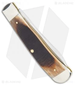 Case Backpocket Knife 4.625" Dark Molasses Bone Sawcut Jig (TB61546 SS) 10 Case Backpocket Knife 4.625" Dark Molasses Bone Sawcut Jig (TB61546 SS) -Knives Shop Case Backpocket Dark Molasses Bone Sawcut Jig SS BHQ 110941 jr side