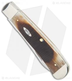 Case Backpocket Knife 4.625" Dark Molasses Bone Sawcut Jig (TB61546 SS) 9 Case Backpocket Knife 4.625" Dark Molasses Bone Sawcut Jig (TB61546 SS) -Knives Shop Case Backpocket Dark Molasses Bone Sawcut Jig SS BHQ 110941 jr spine