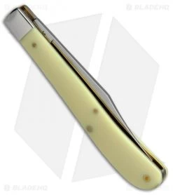 Case Barehead Slimline Trapper Knife 4.125" Yellow (31048 SS) 80031 7 Case Barehead Slimline Trapper Knife 4.125" Yellow (31048 SS) 80031 -Knives Shop Case Barehead Slimline Trapper Yellow 80031 BHQ 14695 jr side