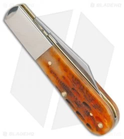 Case Barlow Knife 3.37" Deep Canyon Autumn Bone Jig (61009 1/2 SS) 10981 -Knives Shop Case Barlow Deep Canyon Autumn Bone Jig 10981 BHQ 101084 jr side