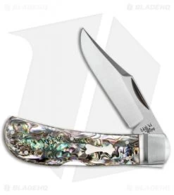 Case Bose Locking Lanny's Clip Knife Smooth Abalone (3" Satin) 08836
