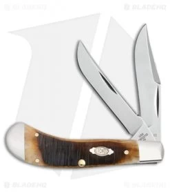 Case Bose Dark Molasses Bone Sawcut Jig Saddlehorn (TB62110 SS)