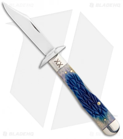 Burnt Cheetah® Lockback Knife 4.375" Purple Tribal Jig Bone (6111 1/2L SS) 3 Burnt Cheetah® Lockback Knife 4.375" Purple Tribal Jig Bone (6111 1/2L SS)